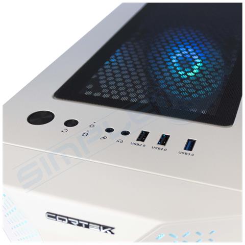 Case Gaming Naos ATX 1 Porta USB 3.0 Colore Bianco (Finestrato) - Foto 4