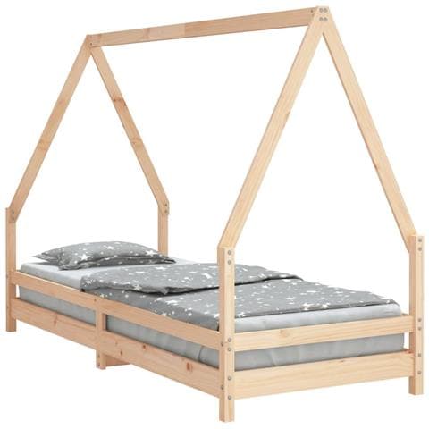 Giroletto per Bambini 80x200 cm in Legno Massello di Pino - Foto 2
