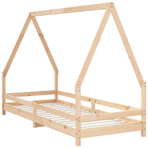 Giroletto per Bambini 80x200 cm in Legno Massello di Pino - Foto 3