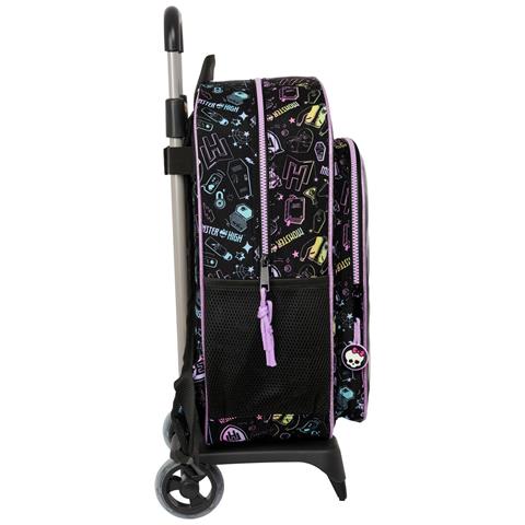 Trolley Per La Scuola Monster High Nero 33 X 42 X 14 Cm - Foto 2