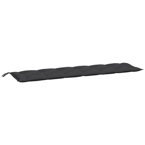 Cuscino Per Panca Nero 200x50x7 Cm In Tessuto Oxford - Foto 2