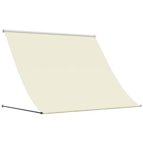 Tenda Da Sole Retrattile Crema 250x150 Cm In Tessuto E Acciaio - Foto 1