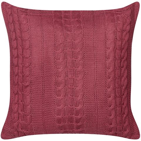 Set Di 2 Cuscini Cadetia Cotone 45 X 45 Cm Bordeaux Tinta Unita - Foto 2