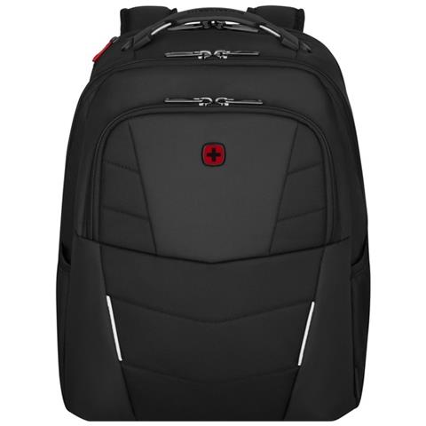 Zaino Per Computer Portatile 17'' Altair Con Tasca Per Tablet, Nero - Foto 1