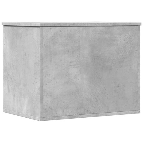 Contenitore Grigio Cemento 60x42x46 Cm In Legno Multistrato - Foto 2