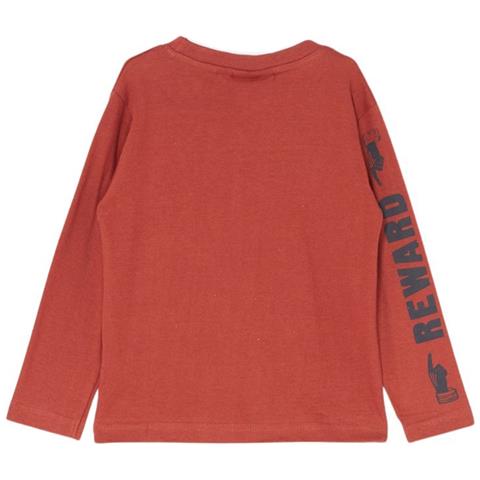 T-shirt hp21-0879a bordeaux-6a Ragazzo - Foto 3