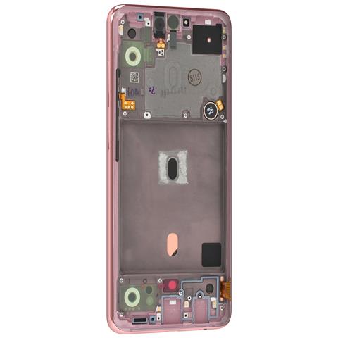 Schermo Galaxy A51 Lcd + Vetro Touch + Frame Originale, Rosa Champagne - Foto 4