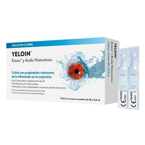 Yeloin Colirio Antiinflamatorio Monodosis 30x 0,5ml - Foto 1