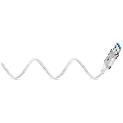 74379 adattatore per inversione del genere dei cavi USB 3.0 type A RJ45 Bianco - Foto 2