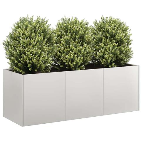 Fioriera 120x40x40 Cm In Acciaio Inox - Foto 1