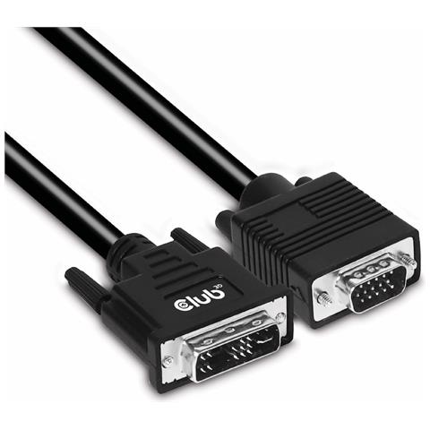 DVI-A TO VGA CABLE M /M 3m / 9.8ft 28 AWG DVI-D Nero - Foto 1