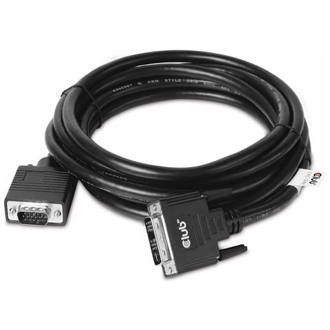 DVI-A TO VGA CABLE M /M 3m / 9.8ft 28 AWG DVI-D Nero - Foto 5