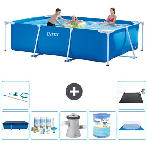 Piscina Fuori Terra - Rettangolo - 300x200x75 Cm - Blu - Include Accessori Coordinati A199 - Foto 1