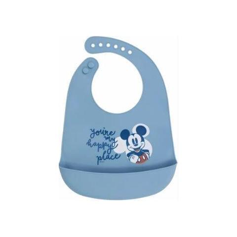 Disney Baby Bavaglino Silicone Mickey Mouse Art. 10429 - Foto 1