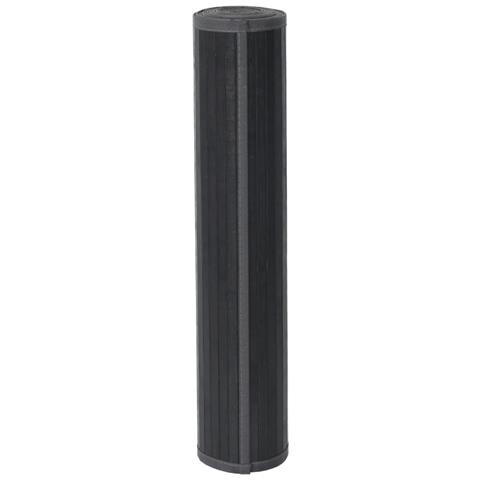 Tappeto Rettangolare Grigio 100x200 Cm In Bambù - Foto 2