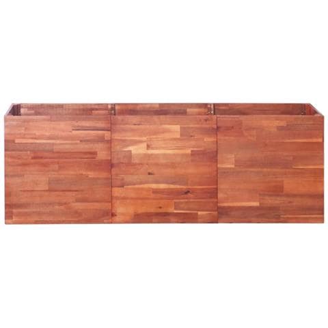 Letto Rialzato Da Giardino In Legno Di Acacia 150x50x50 Cm - Foto 1