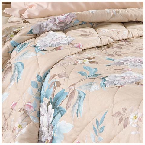 Copriletto Trapuntato Garden Zen In Microfibra Colore Neutro Misura Matrimoniale - Foto 5