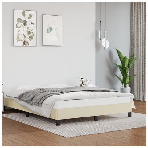 Giroletto Crema 140x190 cm in Similpelle - Foto 2