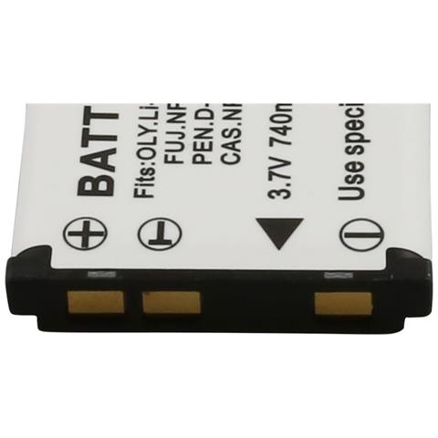 Batteria Agli Ioni Di Litio 3.. 7v 740mah 2.7wh Per Fotocamere Olympus Li-40b / Li-42b - Foto 2