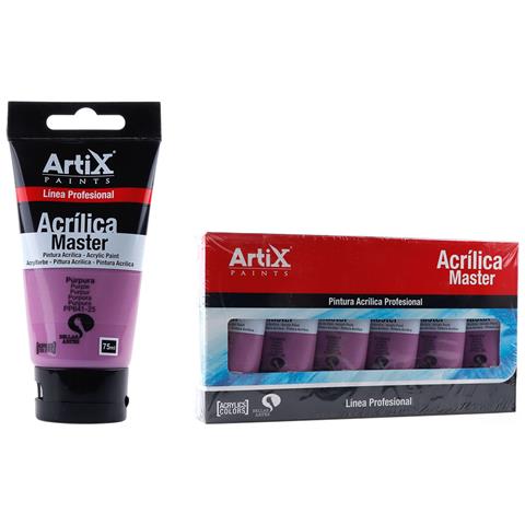 Pack Da 6 Uds. Pittura Acrilica Expert 75 Ml Purple Expert - Foto 1