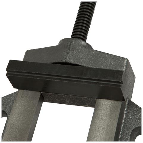 Morsa Da Macchina In Ghisa E Acciaio, Larghezza Ganasce 150 Mm, Apertura Massima 129 Mm, Morsa Da Macchina Per Fissaggio Su Trapano A Colonna O Banco Da Lavoro, Morsa Per Trapano - Foto 2