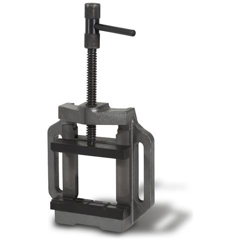 Morsa Da Macchina In Ghisa E Acciaio, Larghezza Ganasce 150 Mm, Apertura Massima 129 Mm, Morsa Da Macchina Per Fissaggio Su Trapano A Colonna O Banco Da Lavoro, Morsa Per Trapano - Foto 1