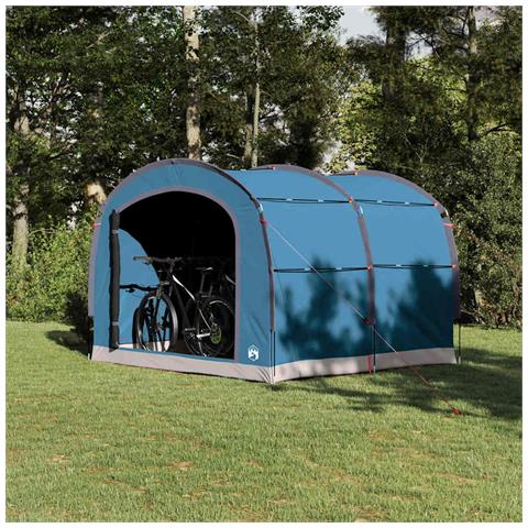 Tenda con tetto Blu 268 x 240 x 191 cm Poliestere - Foto 2