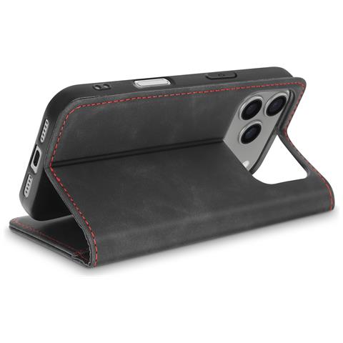 Custodia Per Iphone 17 Pro Modello Xproof Con Funzione Supporto E Porta Carte, Nero - Foto 5