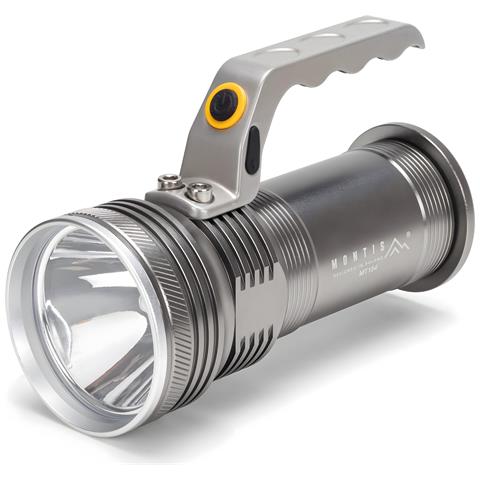 Aluminiowa reczna latarka akumulatorowa LED MT154 Grigio Torcia a mano - Foto 1