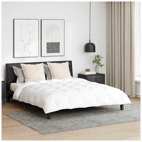 Piumone Altro con cuscino 3 pcs Bianco 200 x 200 cm Piume - Foto 2