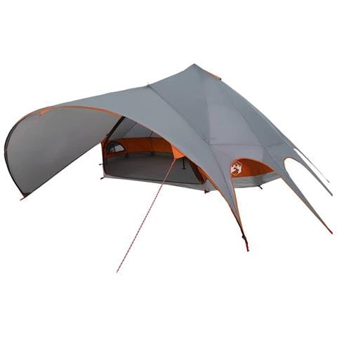 Tenda Teepee con tetto Grigio e arancione 600 x 600 x 347 cm - Foto 1