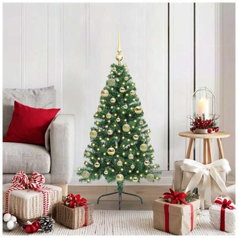 Albero di Natale artificiale con luci integrate Verde 120 cm - Foto 2