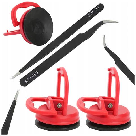 Set Di Attrezzi Per Riparazione Lcd - Ventosa 55mm, Pinzette Esd-15 E Esd-11 | Alta Qualità, Antistatico, Ergonomico | Per Schermi E Componenti Delicati - Foto 1