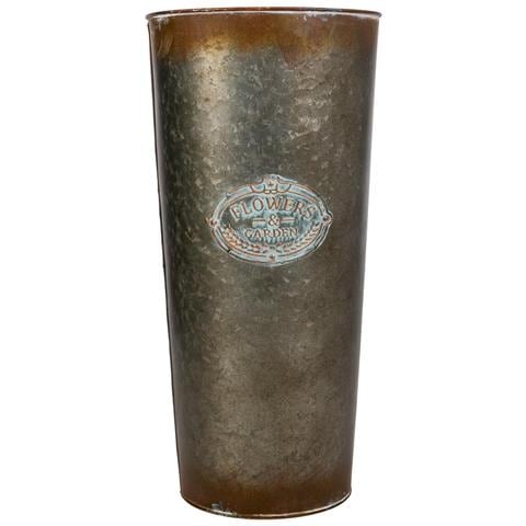 Vaso In Metallo Grigio D23.5x50 B: 18cm - Foto 2