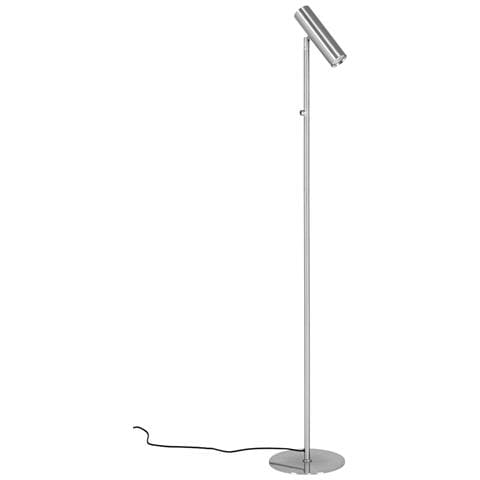Lampada Da Terra Paris-argento-metallo-25x25x150 Cm - Foto 1