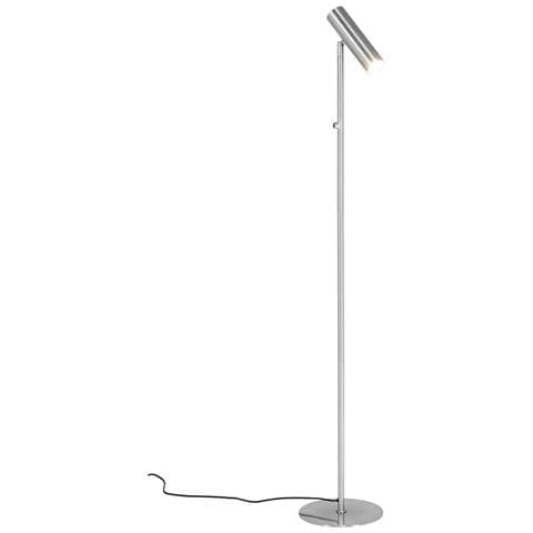 Lampada Da Terra Paris-argento-metallo-25x25x150 Cm - Foto 2