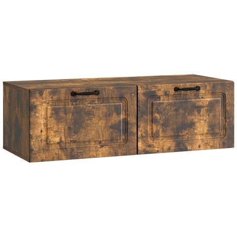Mobile Porta TV da Muro Rovere Fumo 98 x 41 x 30 cm - Foto 1