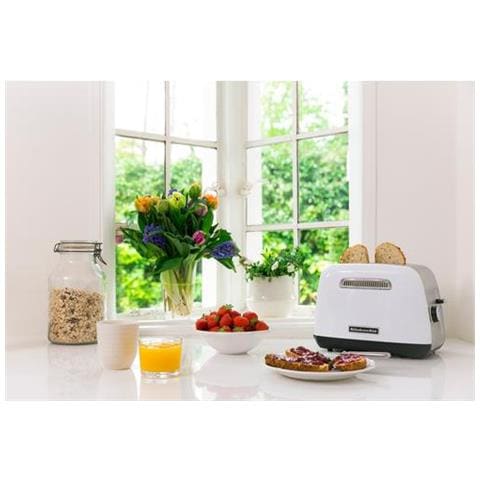 5KMT2115EWH 5 2 fetta /e 1100 W Acciaio inox, Bianco - Foto 4
