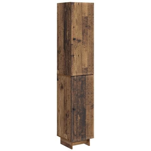 Set di armadi 2 pcs Legno antico 34,5 x 33 x 90 cm - Foto 1