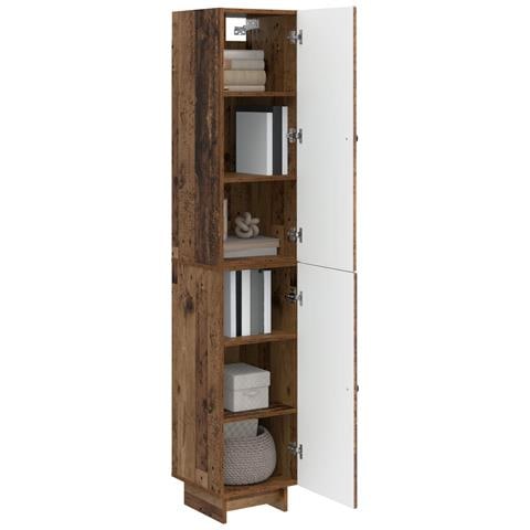 Set di armadi 2 pcs Legno antico 34,5 x 33 x 90 cm - Foto 2