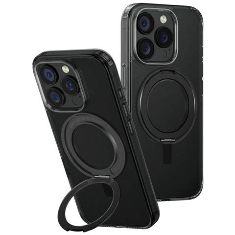 Uniq Swivix 360° Custodia Con Supporto Per Iphone 16 Pro - Nera - Foto 1