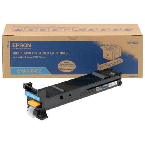 C13S050492 Toner Originale Ciano per Aculaser CX28 Capacità 8000 Pagine - Foto 4
