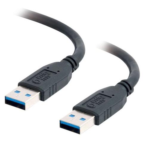 Cavo USB - USB Type A (M) a USB Type A (M) - USB 3.0 - 2 m - nero - Foto 1