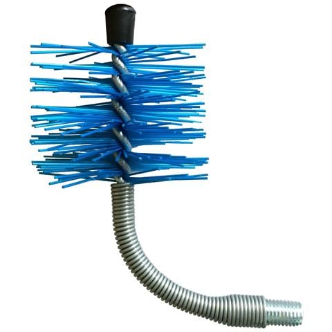 Scovolo tondo in nylon per pulizia stufa a pellet flessibile diametro 80 mm - Foto 4