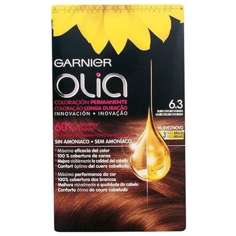 Olia Coloración Permanente 6,3 Rubio Os Curo Dorado 4 Pz - Foto 3