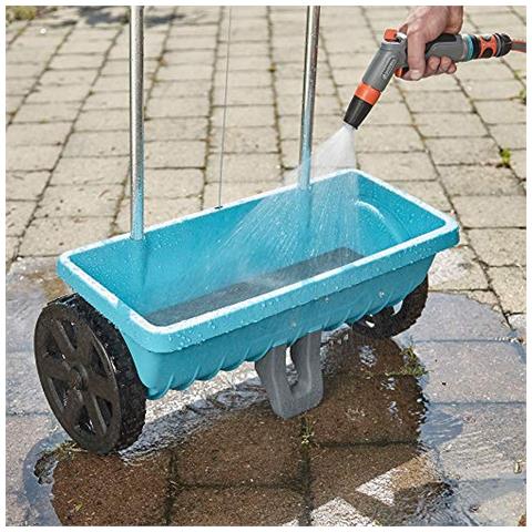 Gardena L Spandiconcime per Concime, semi e Sale antigelo, Larghezza di Distribuzione 45 centimetri per mq Superfici di circa 400 Capienza 12,5 l, 432-20 - Foto 2