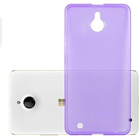 Custodia Compatibile Con Nokia Lumia 850 In Viola Trasparente - Coperchio Protettivo In Silicone Tpu Flessibile - Foto 1