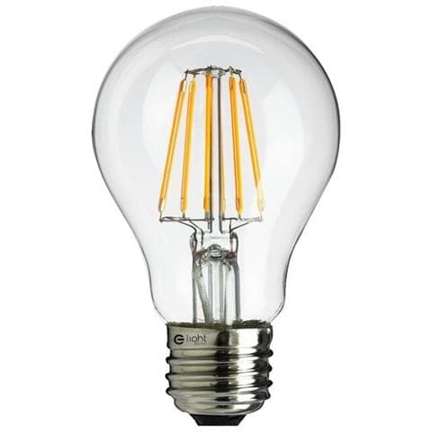 Lampadina Ball Trasparente In Vetro, 6 X 6 X 10,5 Cm, 1 X Led, 6w, 600lm, 2700k - Foto 1