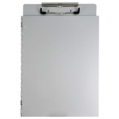 22017 - Portablocco Con Aletta Di Copertura, Apertura Laterale, 22,5 X 32,5 Cm, Argento - Foto 1