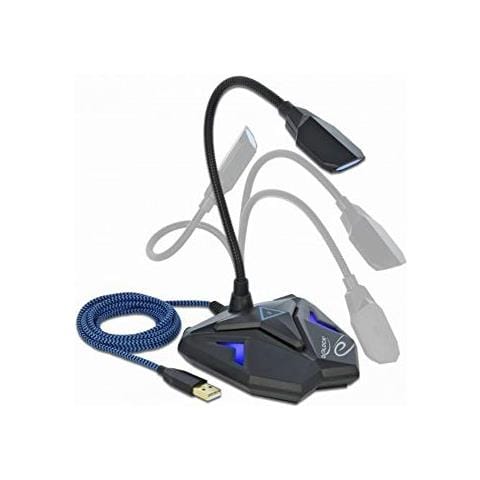 Microfono Da Gaming Usb Con Collo Di Cigno E Tasto Mute - Foto 2